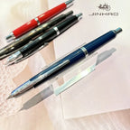 Jinhao 20 Press Retractable Fountain Pen EF/F Nib with Converter Resin