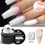 Clear Non-Stick Hand Extension Gel Nail Polish 3D