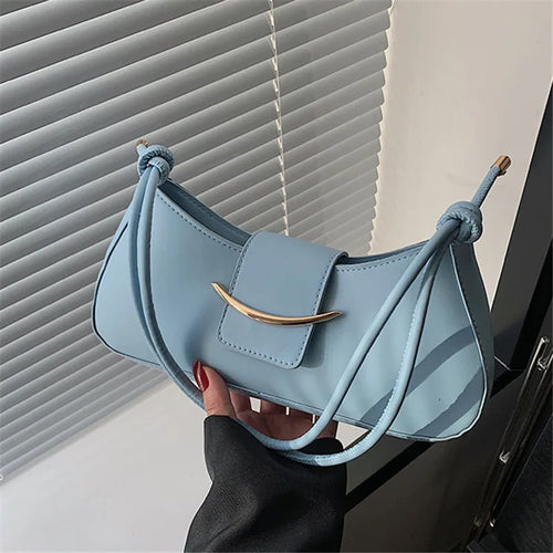 Fashion PU Leather Tote Bag, Stylish Single Handbags Shoulder Underarm