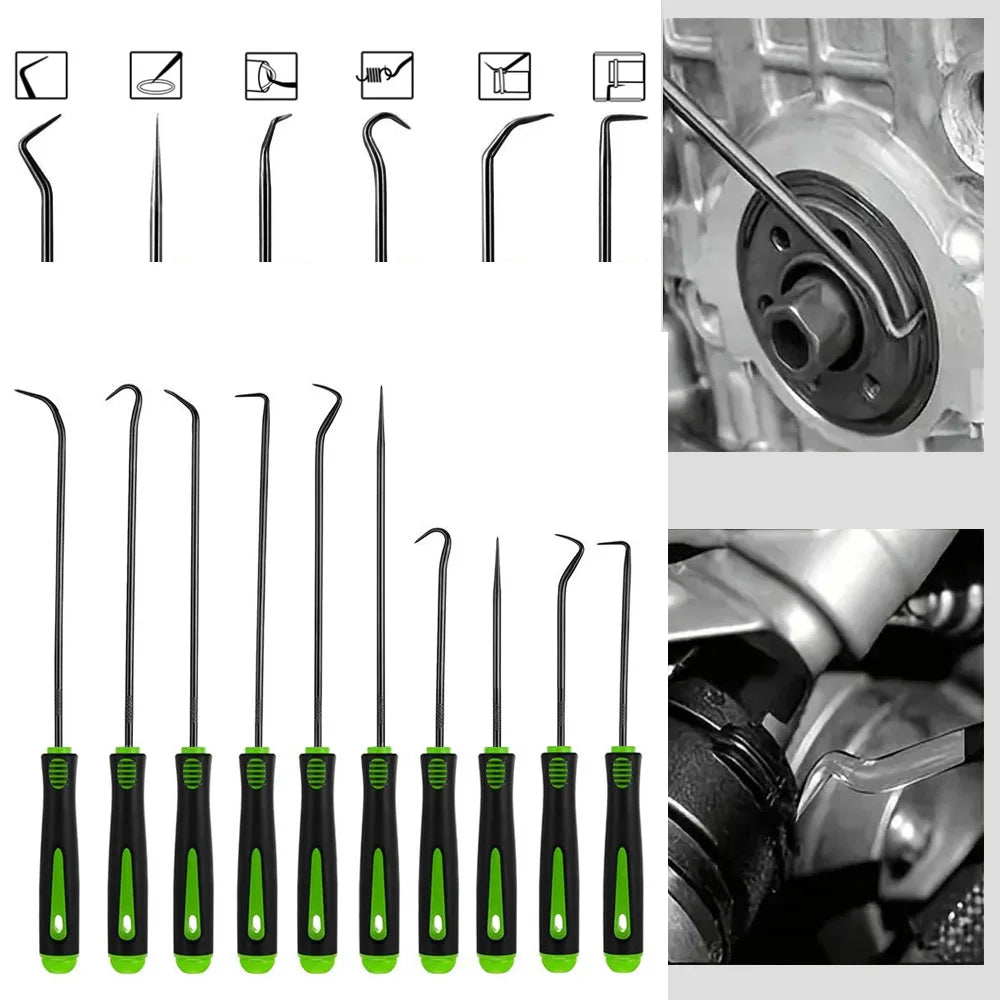 10/4Pcs Precision Pick and Hook Set, Car Auto Oil Seal/O-Ring Seal