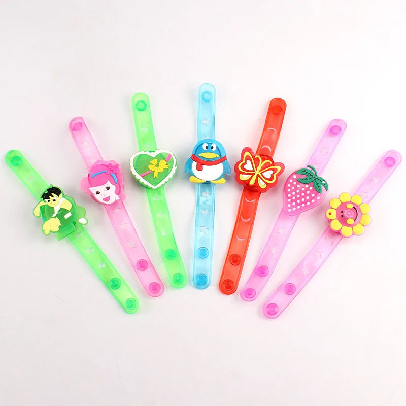 12pcs Light Up Their World with This Fun Cartoon Watch - The Perfect
