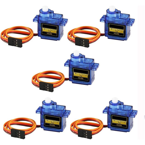 5 Pcs SG90 Micro Servo Motor Mini Servo SG90 9g Servo Kit Compatible
