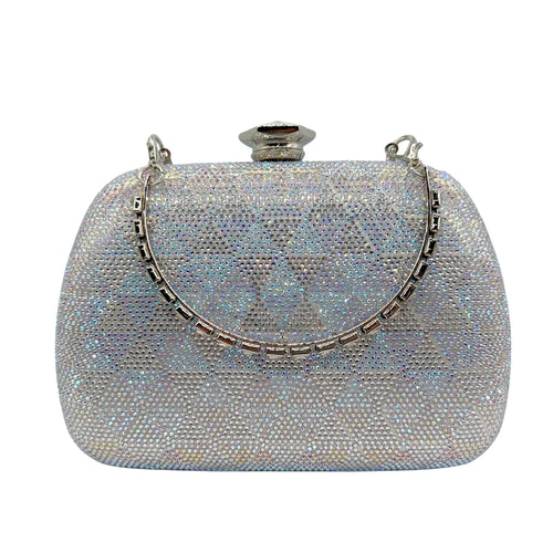 Green Handbag Purse Lxury Rhinestone Evening Bag Bridal Crystal Clutch