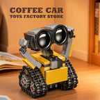 Space Mini Robot MOC Building Bricks Toys 217Pcs Tracked Bot Model