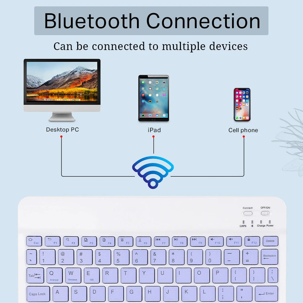Mini Wireless Keyboard Bluetooth Keyboard For ipad Phone Tablet