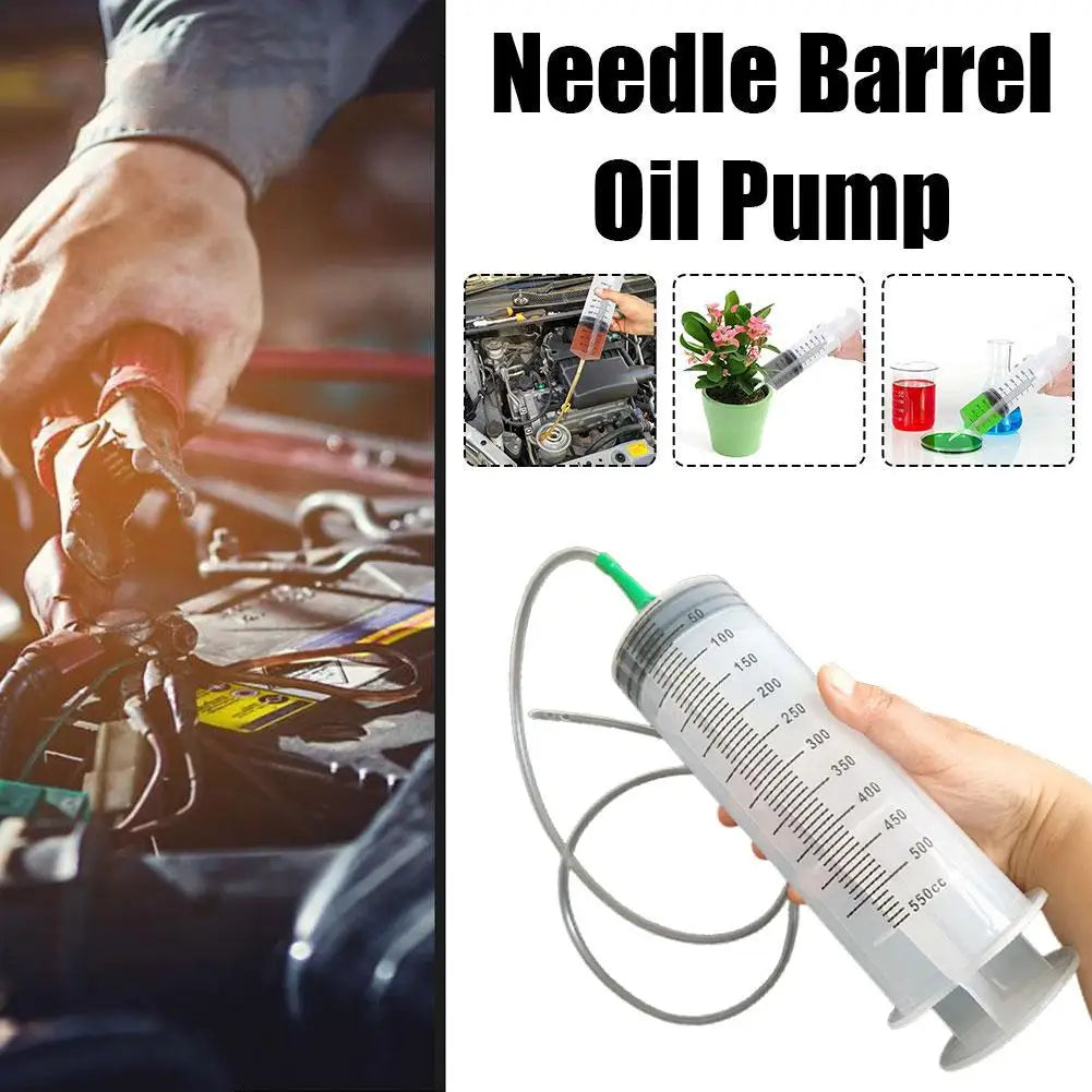 Large Capacity Syringes Reusable Needle Barrel Oil Pump with Scale Oil
