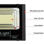 JVEE 30W 1000mAh Solar Flood Lights Remote Control Powered Spotlight