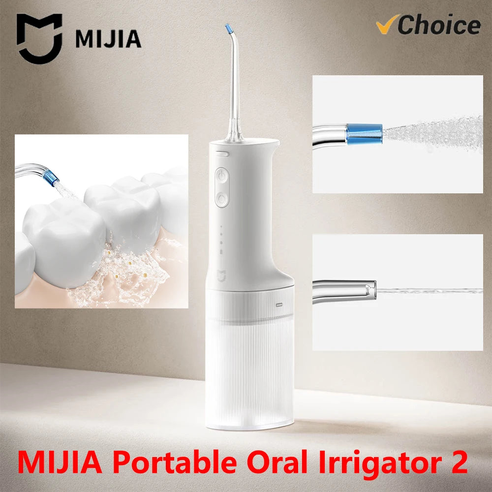 2025 New MIJIA Portable Oral Irrigator 2 Dental Teeth Whitening