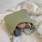 Fashion Portable Handbag Retro Hong Kong Style Portable One-shoulder