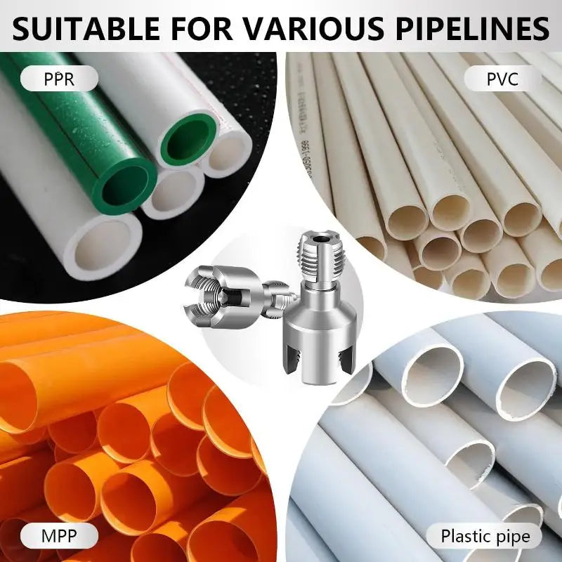 Pipe Thread Cutting Tool Integrated Internal & External Pipe Threading