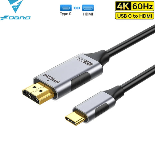USB C to HDMI Cable 8K@60Hz 4K@120Hz Type C to HDMI-Compatible HDTV