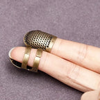 Adjustable Vintage Sewing Thimble, Handmade Non-slip Embroidery