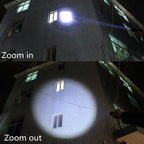 Powerful LED Headlamp Rechargeable Telescopic Zoomable Headlight