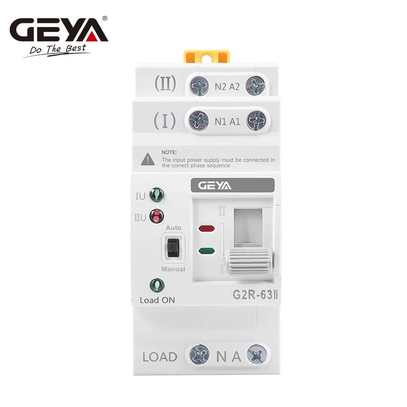 GEYA G2R ATS Mini Automatic Transfer Switch 220V Din Rail Dual Power