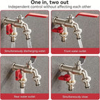 Garden Tools Brass Water Faucet 1/2" Outside & Inside Easy Turn On/Off
