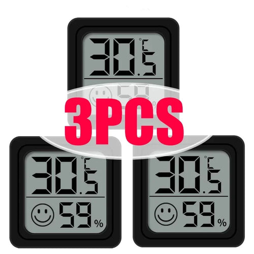 1/3/4/6PCS Mini LCD Digital Thermometer Hygrometer Indoor Room