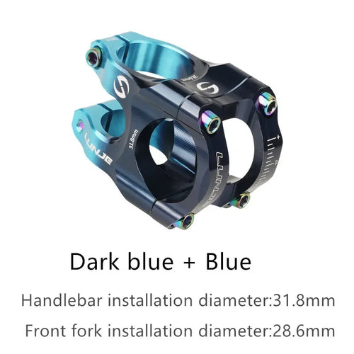 MTB Road Bike Stem CNC Mountain Bicycle Bridge Short Power 31.8mm High