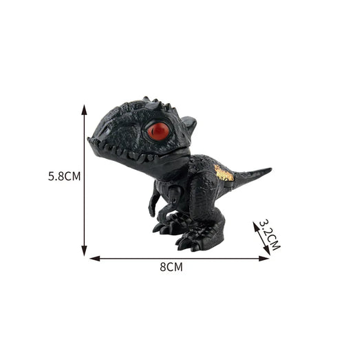 Jurassic Finger Dinosaur Triceratops Tyrannosaurus Model Toys for Kids