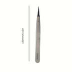 ESD-Safe Precision Tweezers, Anti-Static Tips with Heavy-Duty Metal