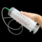 Large Capacity Syringes Reusable Needle Barrel Oil Pump with Scale Oil