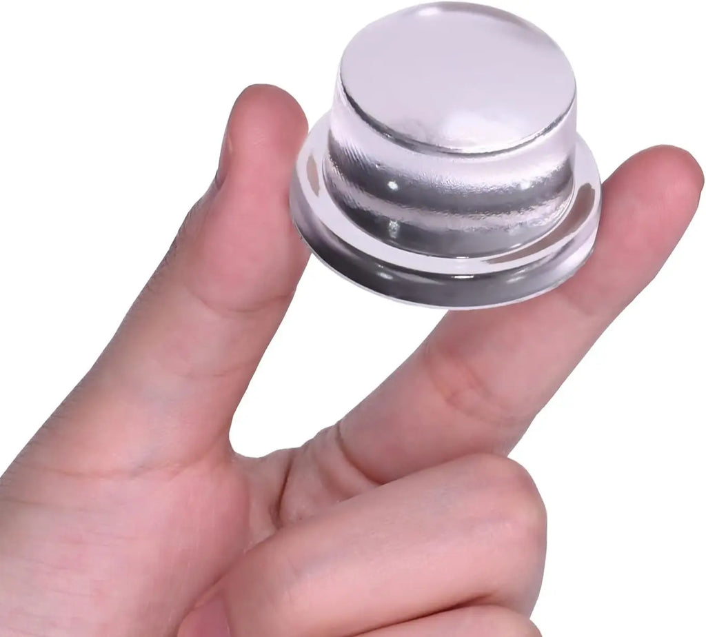 1-8Pcs Transparent Silicone Door Stopper No Drill Anti Bump Pad for