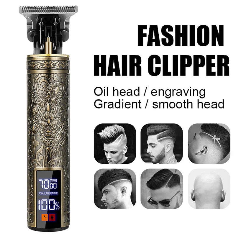 Carving Hair Clipper Professional Hair Cutting Machine Barber