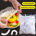 Reusable Disposable Food Cover Plastic Wrap Durable Elastic Food Lids