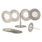 12pcs 22mm Diamond Cutting Disc 3mm Grinding Wheel Mandrel for Metal