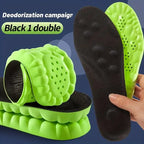 4D Orthopedic Sport Insoles Super Soft Breathable High-elasticity
