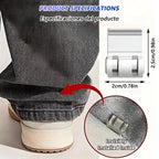 4/10PCS Invisible Leg Shortening Clip, Non-Slip Pants Edge Clip, Quick