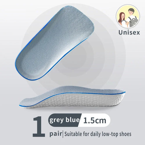 1.5/2.5/3.5 Cm Arch Support Height Increase Insoles Light Weight Soft