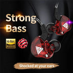 VIKEFON QKZ AK6 In Ear Earphone 6 Dynamic Driver Unit Headphone With
