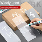 1/4Pcs White Permanent Paint Pen set for Wood Rock Plastic Leather