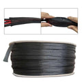 PET Elastic Woven Wire Mesh Black Encrypted Flame Retardant Woven Wire