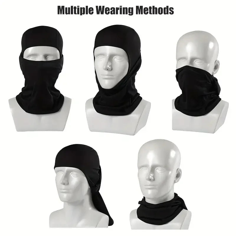 Tactical Windproof Balaclava for Bicycle Riding, Full Cover, Outdoor