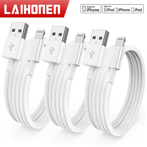 3pcs 1pc for iPhone charger cable lightning data cable original  MFi