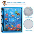 Magical Book Water Drawing Montessori Toys Reusable Coloring Book