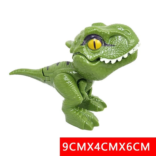 Jurassic Finger Dinosaur Triceratops Tyrannosaurus Model Toys for Kids