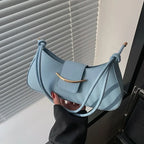 Fashion PU Leather Tote Bag, Stylish Single Handbags Shoulder Underarm