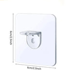4/10pcs Wardrobe Divider Brackets Non-Marking Sticky Kitchen Cabinet