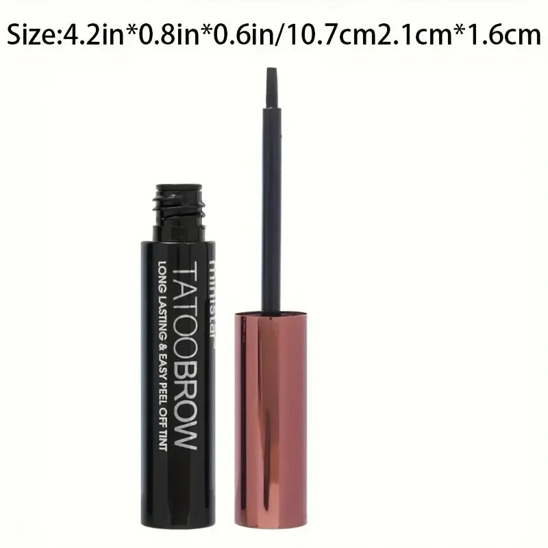 1pc Tattoo Peel Off Eyebrow Gel Tint, Semi Permanent Brow Tint,