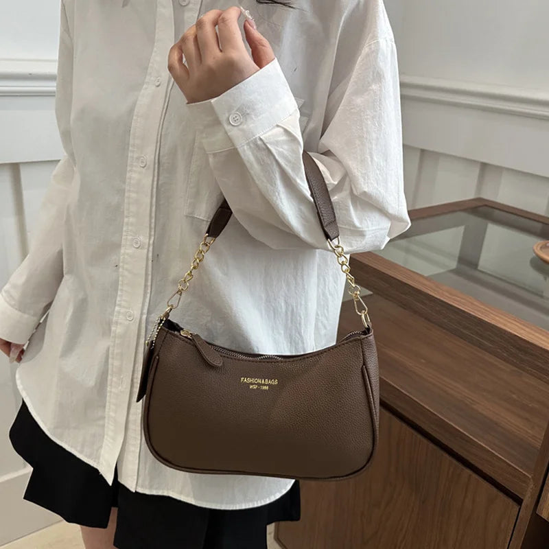 Cherry Pendant Shoulder Bag Women Light Luxury New High-end Women's
