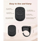 Remote Control Is Suitable for iPhone iPad Bluetooth Page Turning Ring