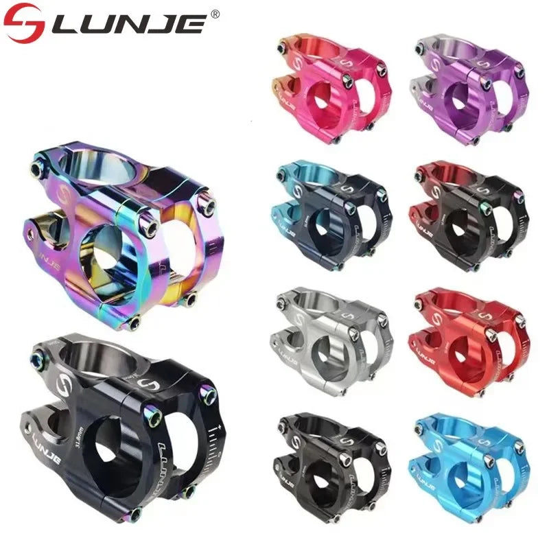 MTB Road Bike Stem CNC Mountain Bicycle Bridge Short Power 31.8mm High