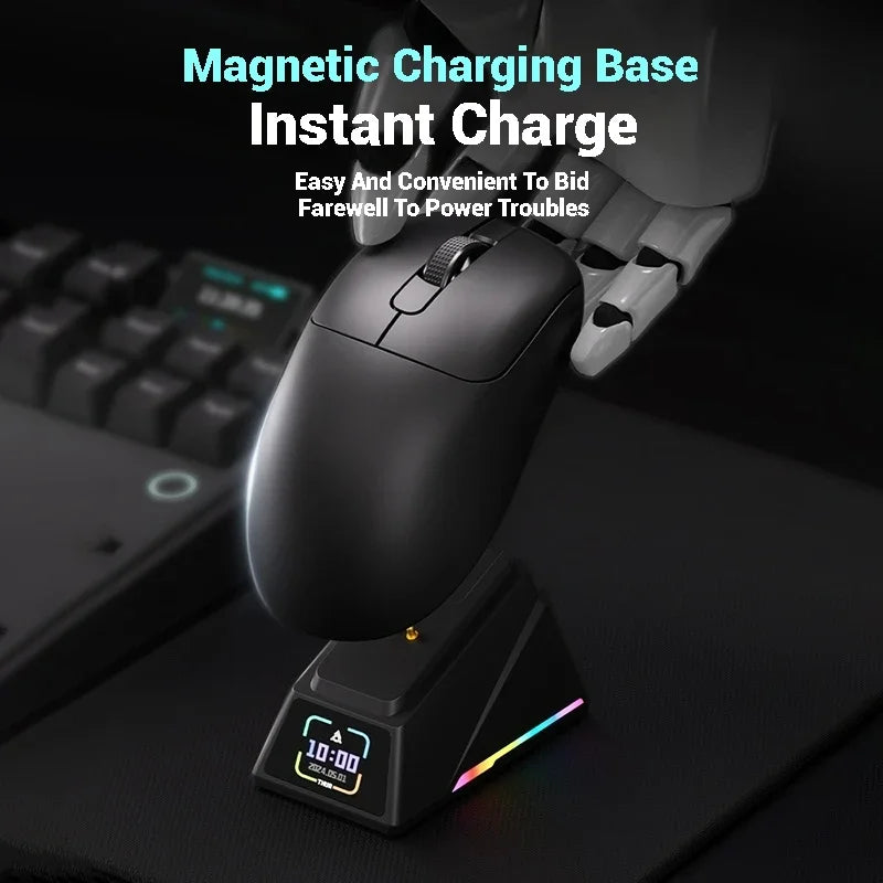 AJAZZ AJ179 PRO Wireless Gaming Mouse, Magnetic Charging