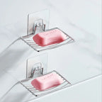 1pc-Stainless steel soap rack, wall mounted soap rack, drainage soap