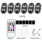 Wireless Light Aircraft Airplane Helicopter Warning Lights RGB Led