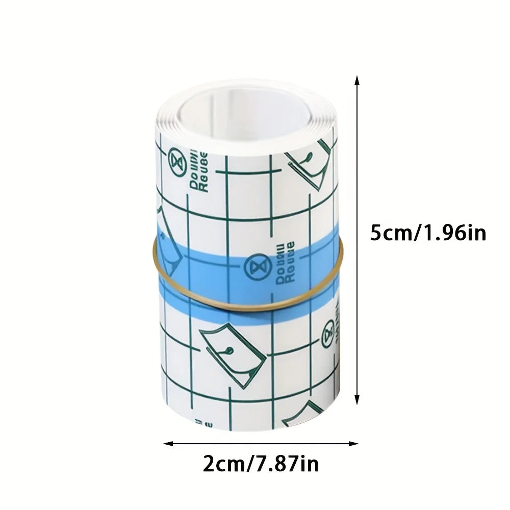 1 Roll Transparent Self-Adhesive Tape, PU Material Bandage, Portable