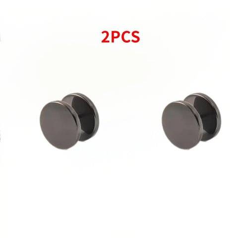 2/4pcs Seamless Spiral Buckle Clip Cuff Fastener for Fashion Buttons