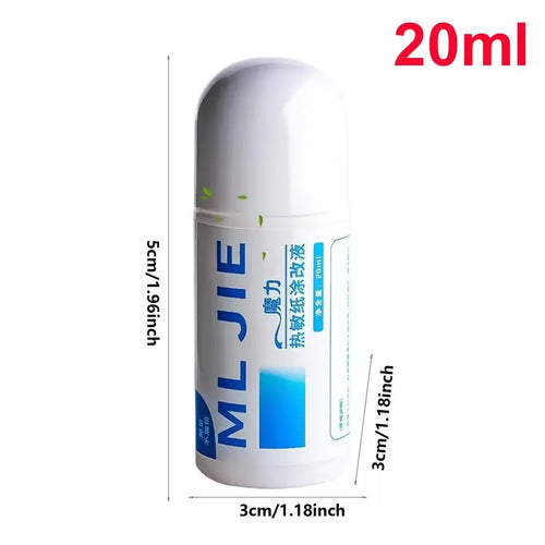Fast-Drying Thermal Paper Correction Fluid Eraser Package Parcel Box